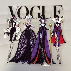 Villains htv heat transfer vinyl iron on patch​